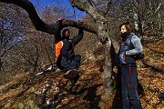 Alla croce del Monte Ocone (1363 m) dalla Forcella Alta il 20 febbraio 2016 - FOTOGALLERY